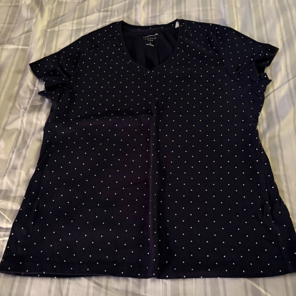 Pair of Women's Croft & Barrow Short Sleeve Classic Tees -- NWOT